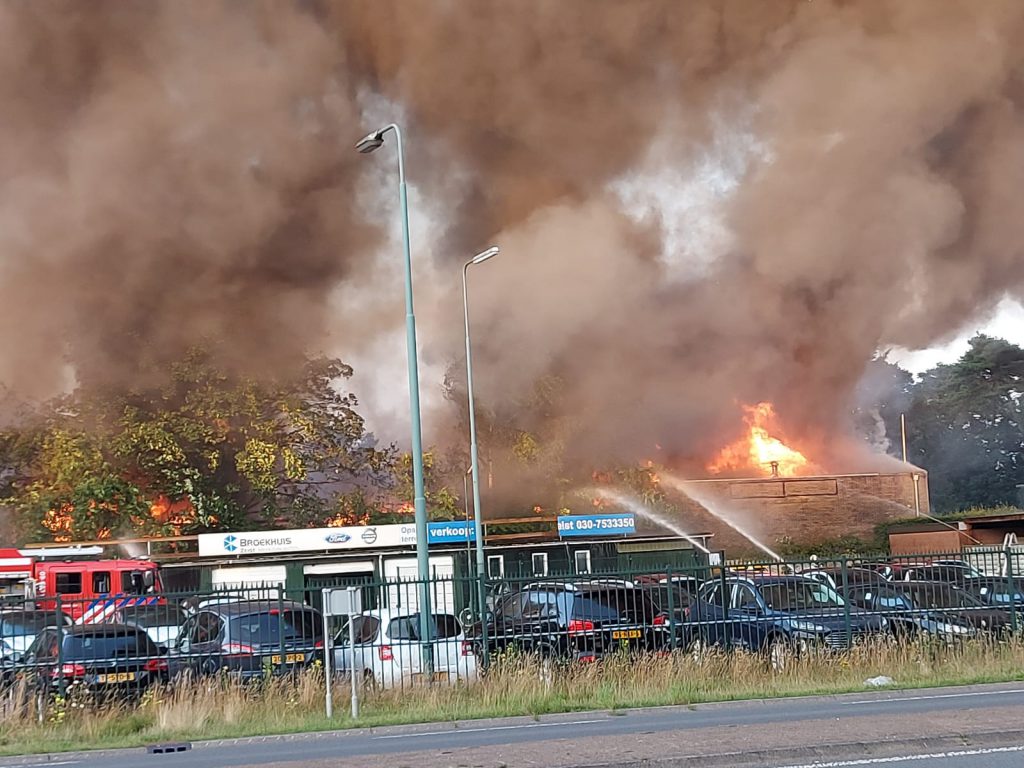 Brand bij Stuutlaan Soesterberg