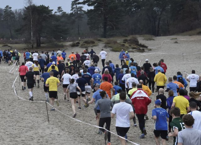 Sylvestercross in de Soesterduinen