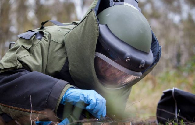 Explosief Banningstraat Soesterberg tijdens graafwerkzaamheden