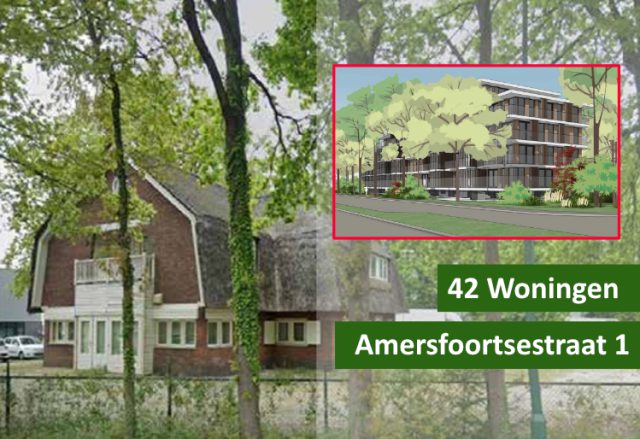 Amersfoortsestraat strip met ook hoogbouw